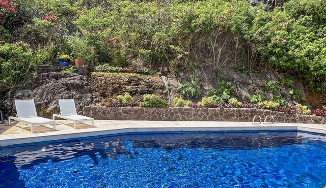 Hale Lani: Mountainside Ocean View Home | Private Pool & soaking tub with a view
