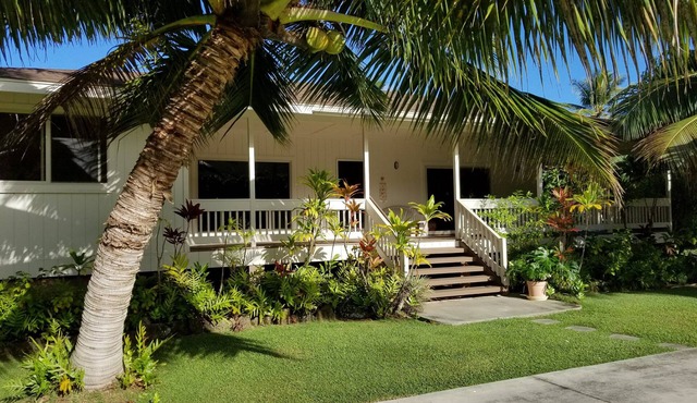 Hawaiian plantation-style home, perfect for families.