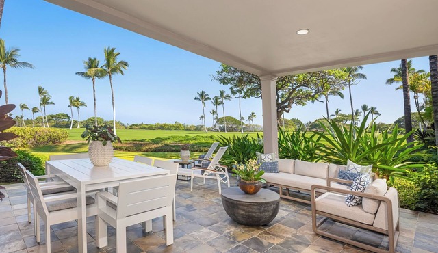 Hualalai Fairway Villa 116C - NEWLY Renovated, 2 golf carts, BEST LOCATION.