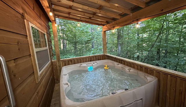 “Lovey Dovey: Your Romantic Asheville Cabin Escape”
