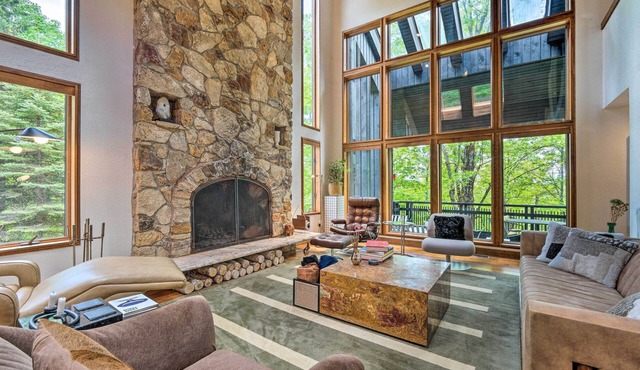 Luxe Plymouth Chalet w/Indoor Pool & 3 Decks!