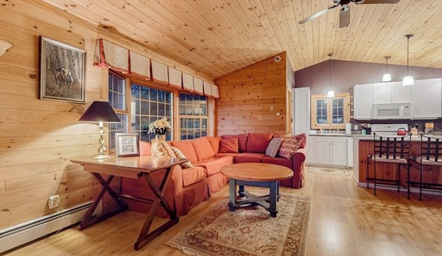 Mountain cabin by skiing with fireplaces & well-equipped kitchen - dog-friendly