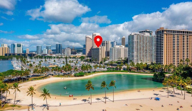 *Newly Renovated Oceanfront Waikiki- Ilikai Marina