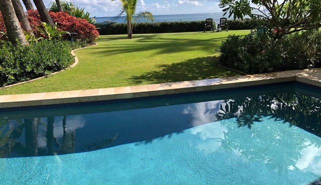 Ocean Front Estate w/Pool & Movie Theatre Room - 30 day Rental pls inquire