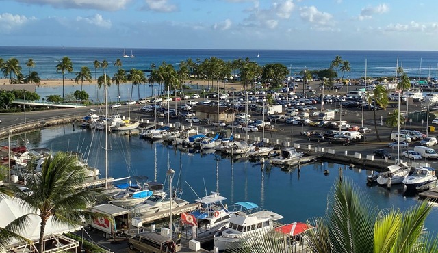 Ocean View Condo - Ilikai Marina Waikiki Honolulu