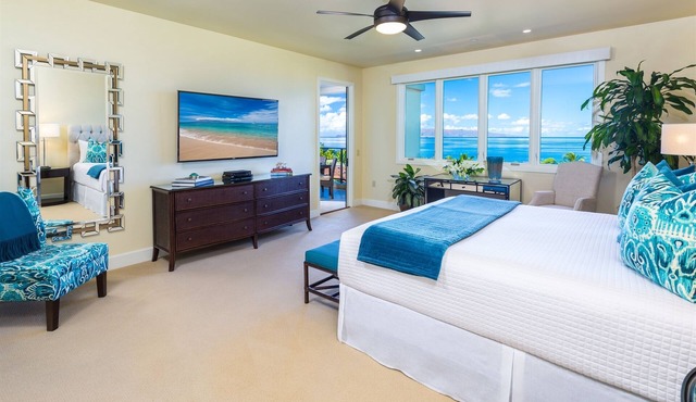 OCEAN VIEWS AT THE EXQUISITE SEA BREEZE J405 WAILEA BEACH VILLAS
