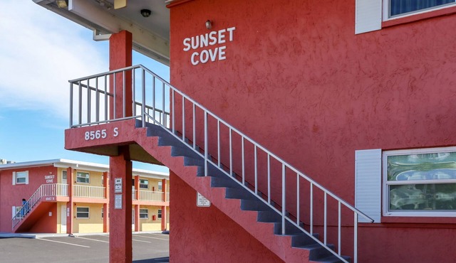 One bedroom Condo just across from the beach in Treasure Island, Florida.