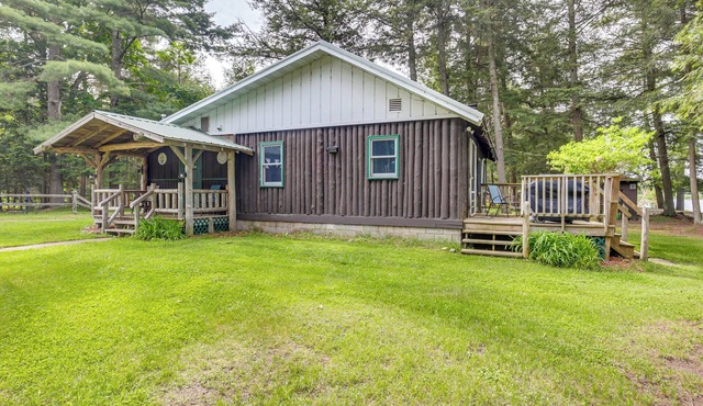 Peaceful Long Lake Cabin w/Dock & Fire Pit!