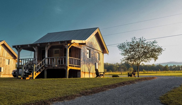 Pet Friendly Peaceful Cabin Near Waterfalls, Fire Pit + Creek