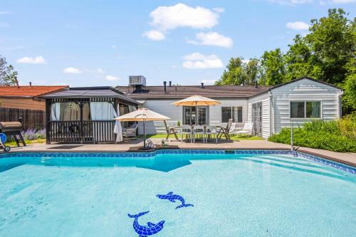 Pool House Escape with Cabana and Garden Vibes