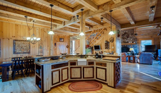 Quail Mountain lodge secluded mountain escape.