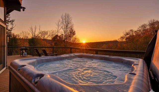 RoundTop Chalet | Hot Tub, Fire Pit & Mountain Views near Killington & Okemo