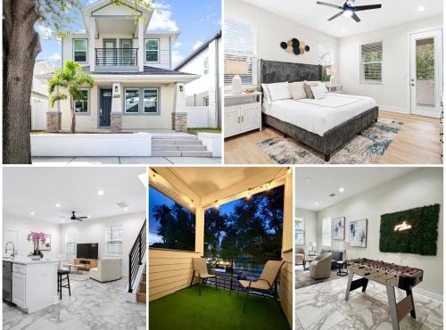 Spacious Modern 5-Bedroom House, Close to Downtown Tampa