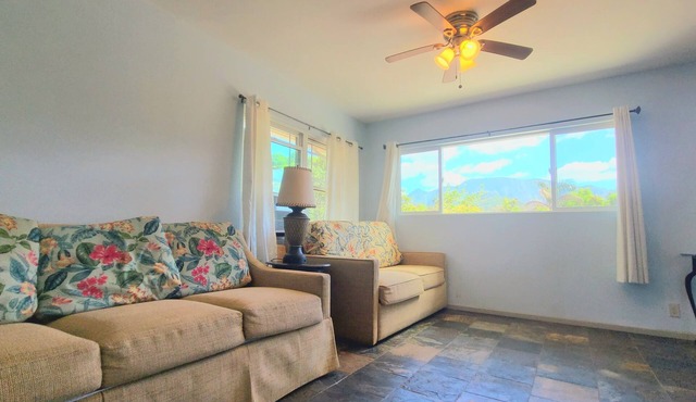 Spacious North Shore cottage with lush mountain scenery in the country!