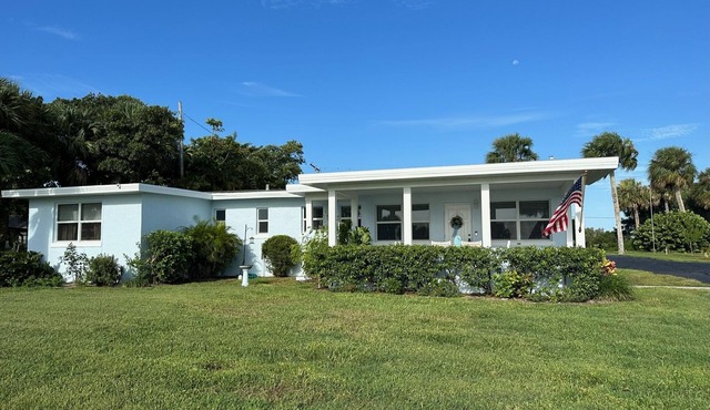 Susannah River House located on banks of Indian River Lagoon in The Sunrise City