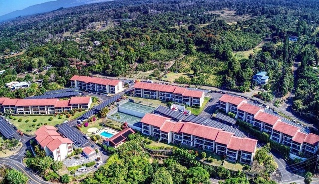 The "Three Palms" condo at Kona Coffee Villas
