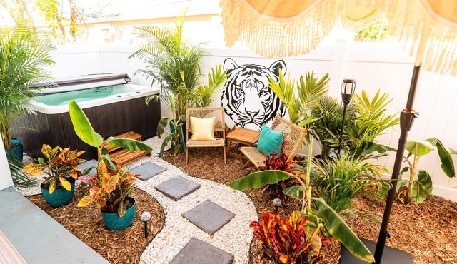 The Tigers Den w/Hot Tub Oasis & Near Ocean!