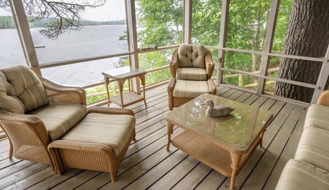 Thompson Lake Cabin Nestled in Majestic Pines - Family Waterfront Escape