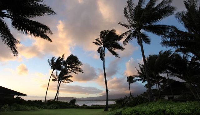 WINTER WHITE HOUSE; PLANTATION ESTATE; BEACHFRONT ON KAILUA BEACH, OAHU