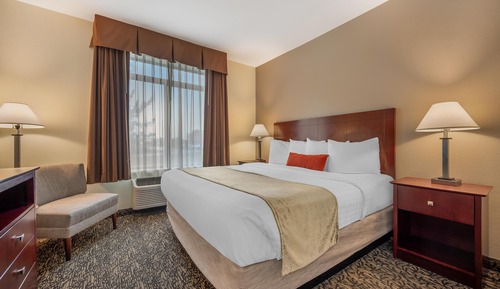 Suite, 1 King Bed, Non Smoking, Refrigerator & Microwave