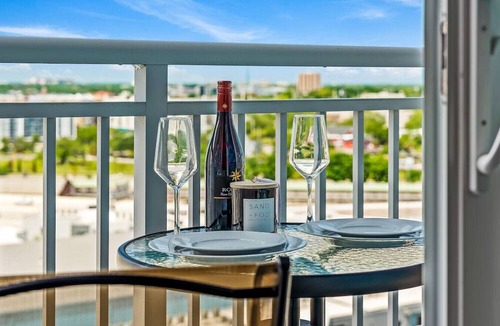 Channel District Apartment | Channelside High Rise | Perfect for Remote Work!